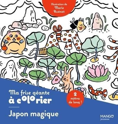 Ma frise géante à colorier : Japon magique : 2 mètres de long !