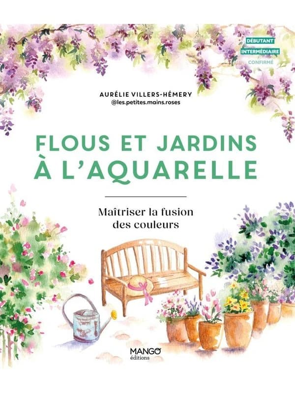 Flous et jardins à l'aquarelle : maîtriser la fusion des couleurs