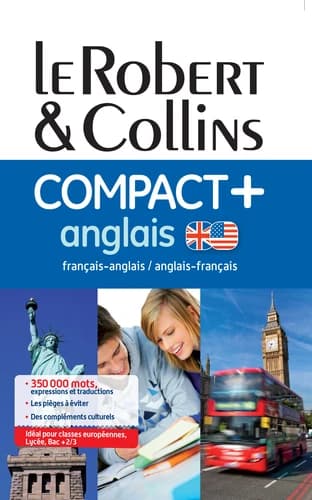 Le Robert & Collins compact + anglais : français-anglais, anglais-français (8th ed.)