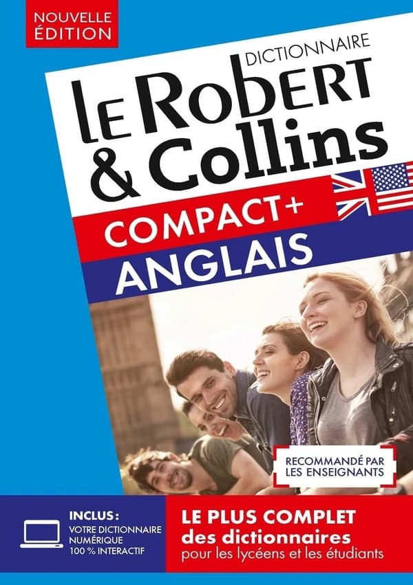 Le Robert & Collins compact + anglais : Collins Le Robert French dictionary (10th ed.)