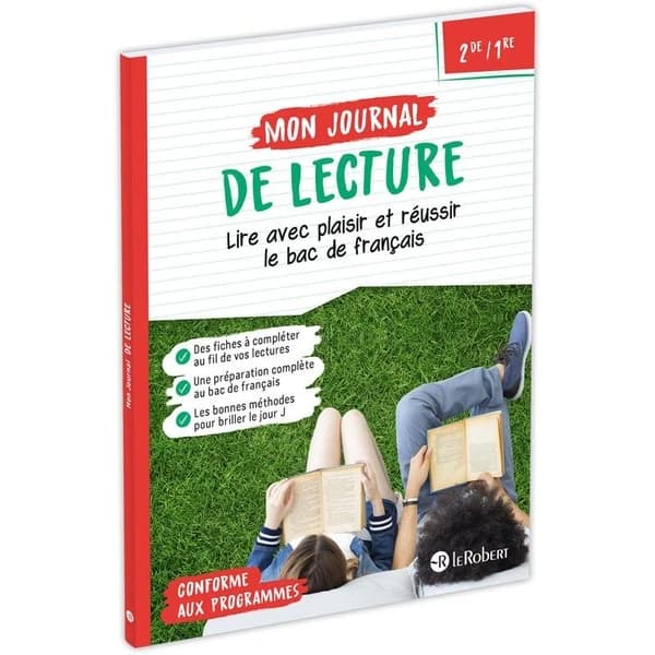 Mon journal de lecture : lire avec plaisir et réussir le bac de français ; 2de, 1re (édition 2022)