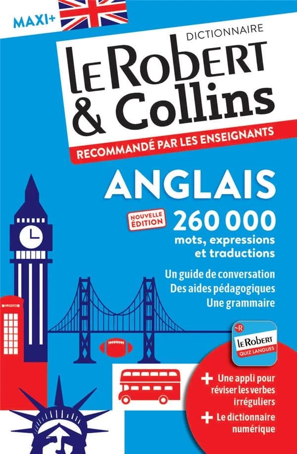 Le Robert & Collins, anglais maxi : français-anglais, anglais-français (9e éd.)