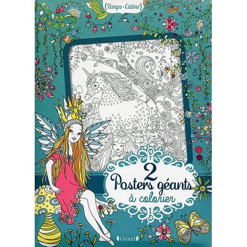 2 posters géants à colorier