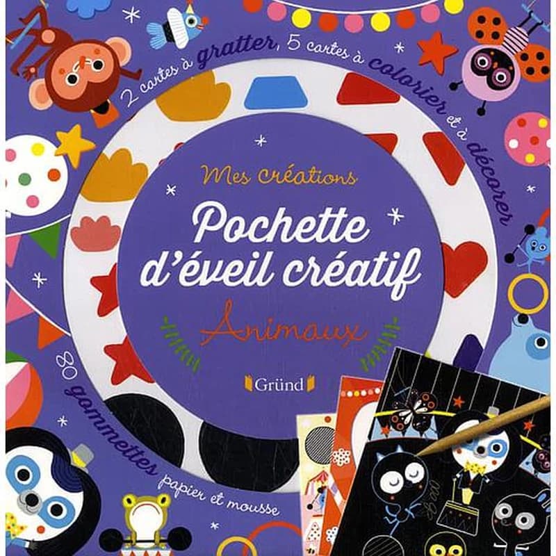 Pochette d'éveil créatif animaux