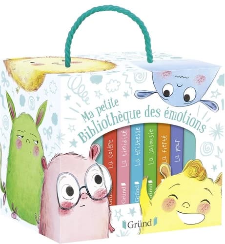 Ma petite bibliothèque des émotions : 6 histoires inédites dans une adorable bibliothèque à emporter partout !