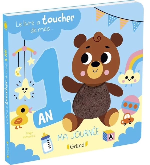 Le livre à toucher de mes 1 an : ma journée