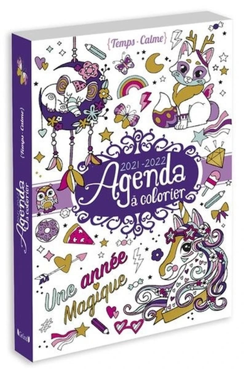 Agenda à colorier