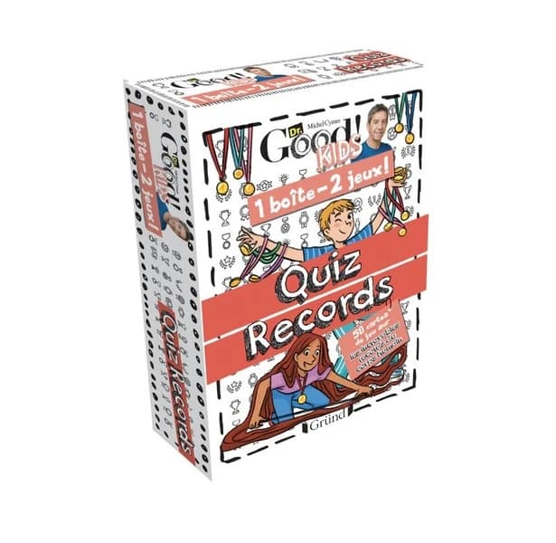 Dr good ! kids : 1 boite, 2 jeux, quiz records
