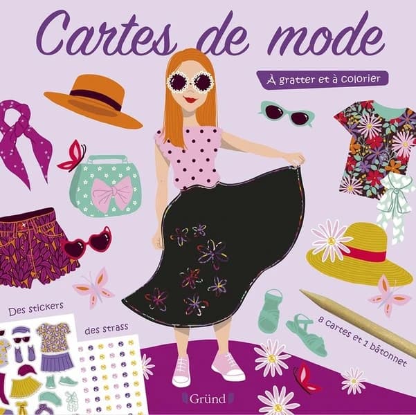 Cartes de mode : Dès 6 ans : [Carte à gratter]