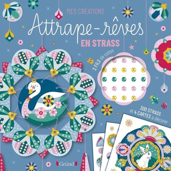 Attrape-rêves en strass : loisirs créatifs : dès 6 ans : [Image à découper]