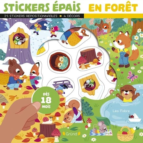 Stickers épais : en forêt