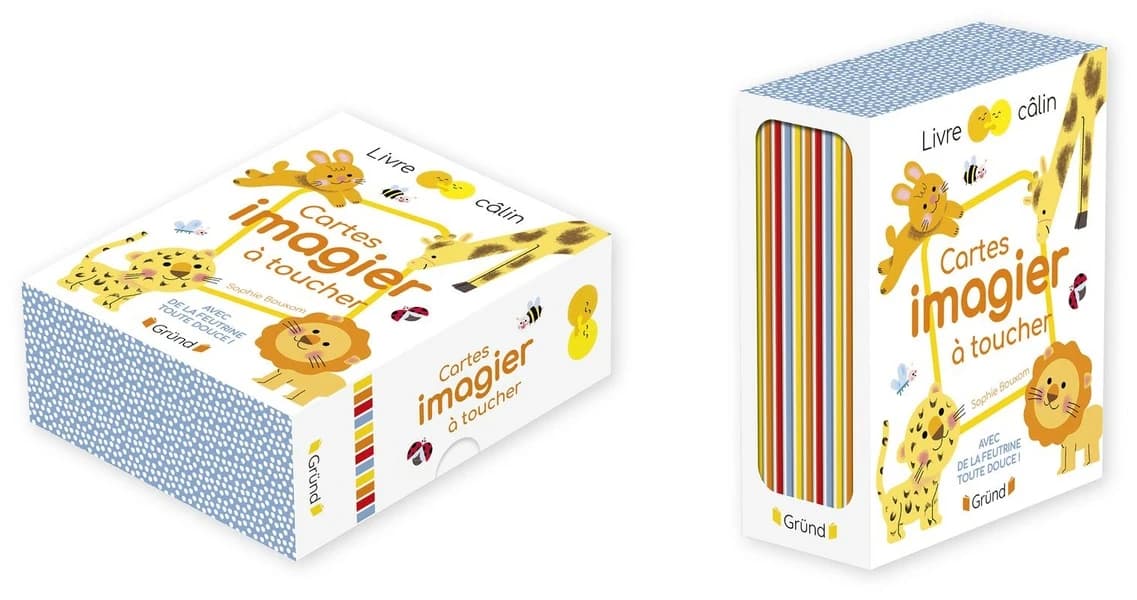 Cartes imagier à toucher : livre câlin : [Image didactique]