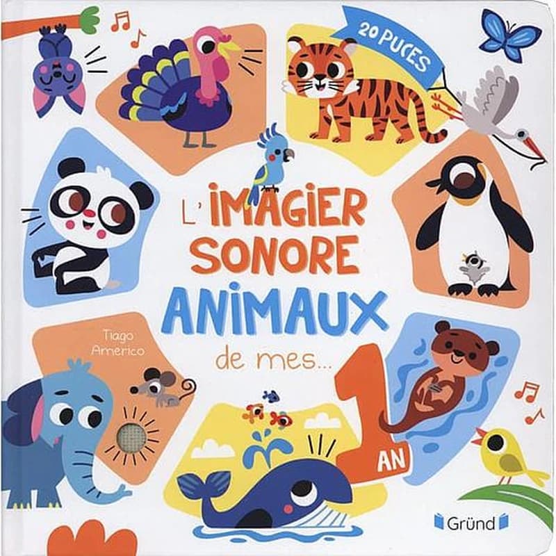 L'imagier sonore animaux de mes 1 ans