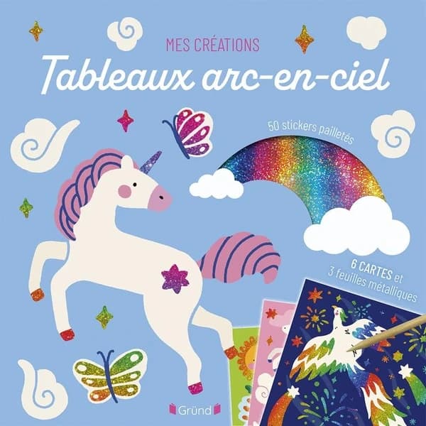 Mes créations : tableaux arc-en-ciel : [Autocollant]