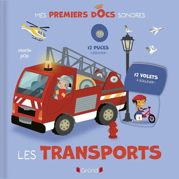 Les transports : 12 puces à écouter, 12 volets à soulever