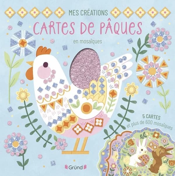 Cartes de Pâques en mosaïques