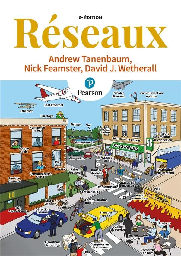 Réseaux (6 éd.) Andrew Tanenbaum, Nick Feamster, David Wetherall ; traduction, Freenet Sofar Ltd, Véronique Warion, Michel Dreyfus... [et al.]
