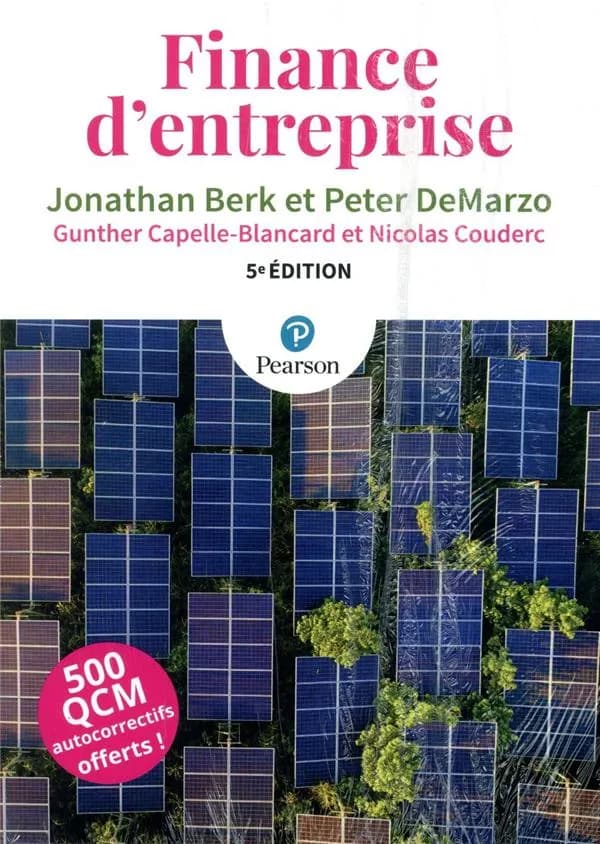 Finance d'entreprise ; livre+corrigés (5e édition)