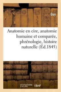 Anatomie en cire, anatomie humaine et comparée, phrénologie, histoire naturelle
