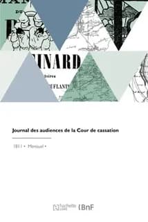 Journal des audiences de la cour de cassation