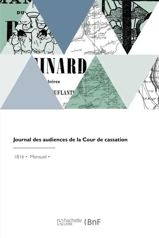 Journal des audiences de la cour de cassation