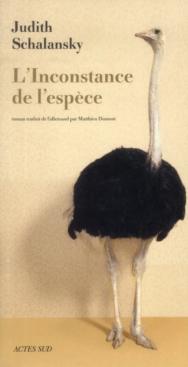 L'inconstance de l'espèce : roman