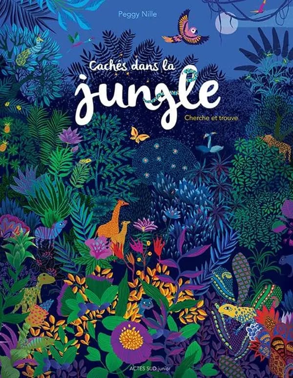 Cachés dans la jungle : Cherche et trouve