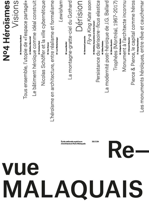 Héroïsmes en architecture