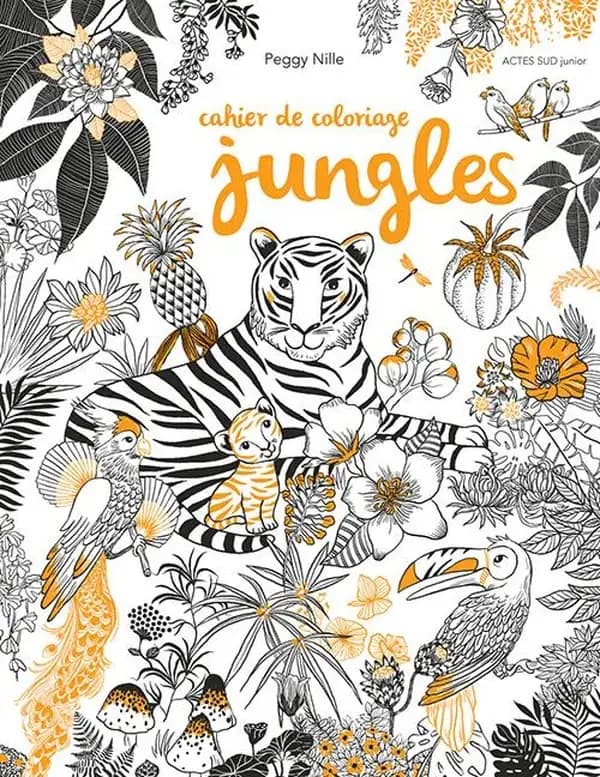 Jungles : cahier de coloriage