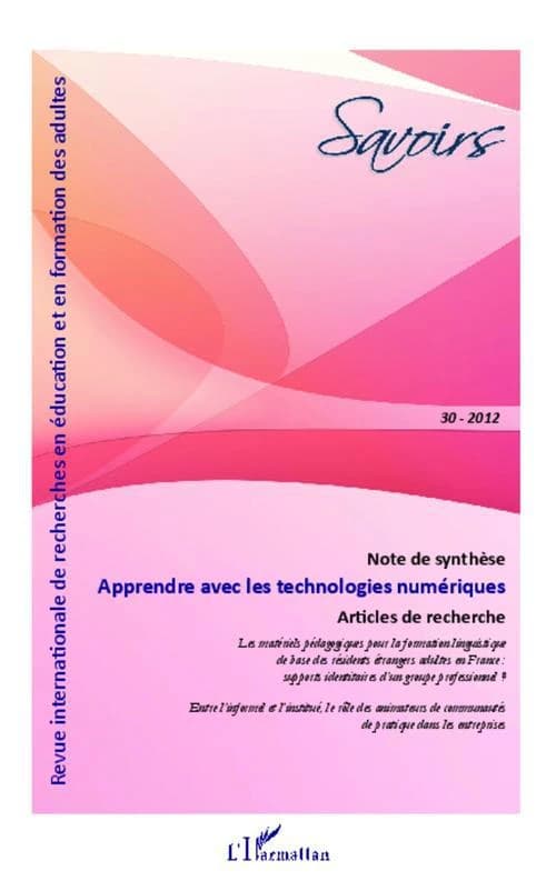 APPRENDRE AVEC LES TECHNOLOGIES NUMÉRIQUES