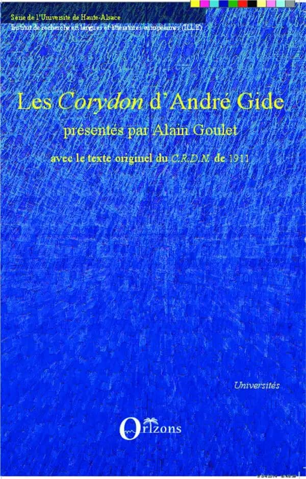 Les "Corydon" d'André Gide