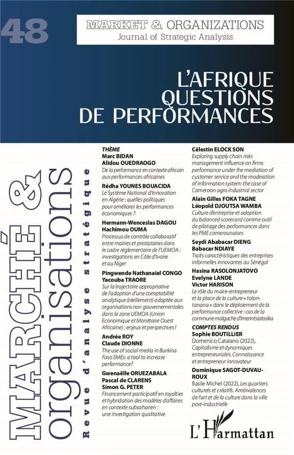 Revue Marché et organisations n.48 : L'Afrique questions de performances