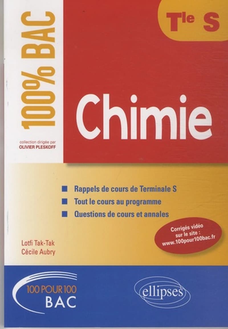CHIMIE RAPPELS DE COURS DE TERMINALE S TOUT LE COURS AU PROGRAMME QUESTIONS DE C