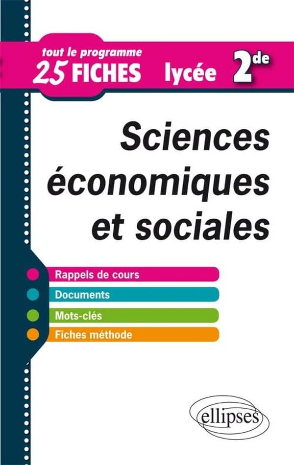 Sciences économiques et sociales ; 2e