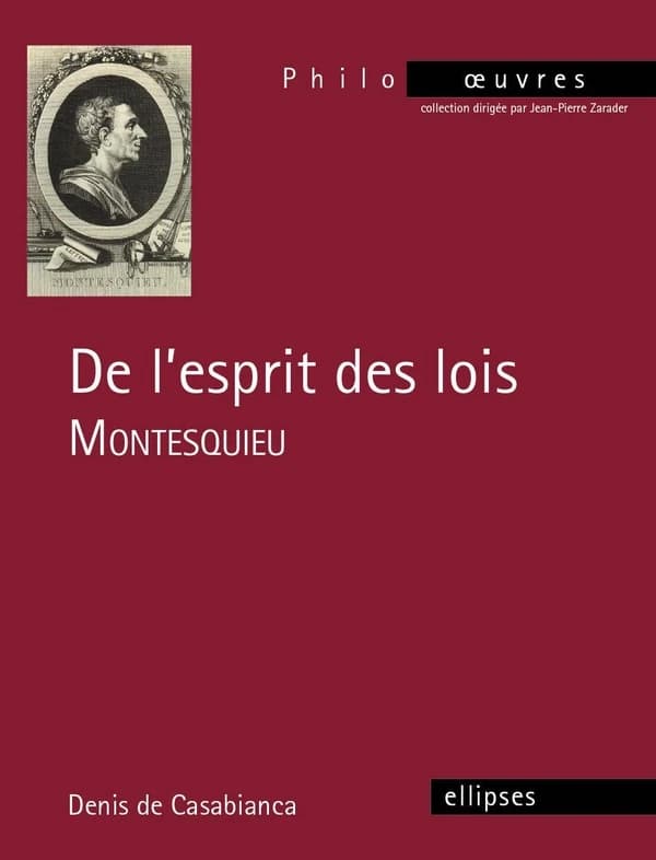 "De l'esprit des lois", Montesquieu