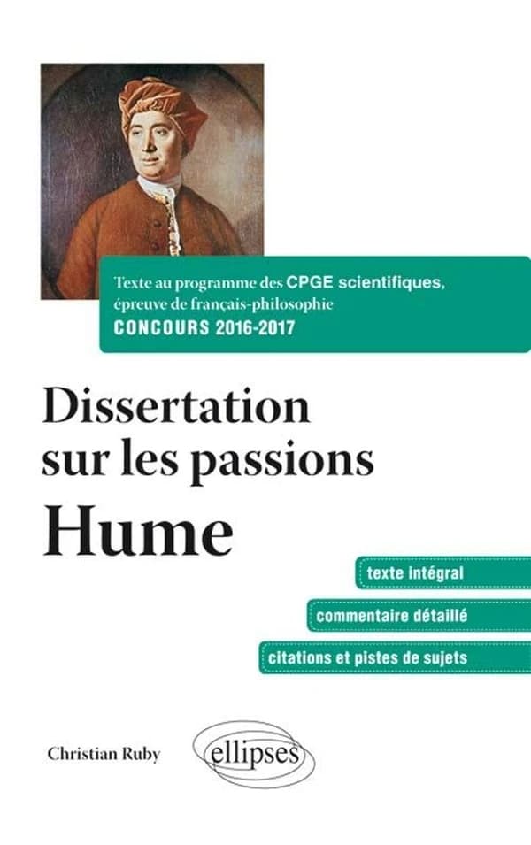 Dissertation sur les passions, 1757 : le monde des passions