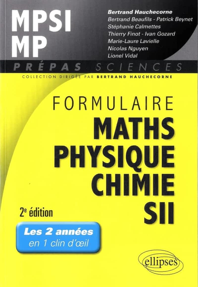 Formulaire MPSI