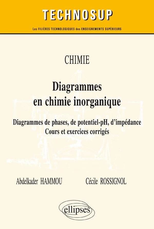 Diagrammes en chimie inorganique : diagrammes de phases, de potentiel-pH, d'impédance : cours et exercices corrigés