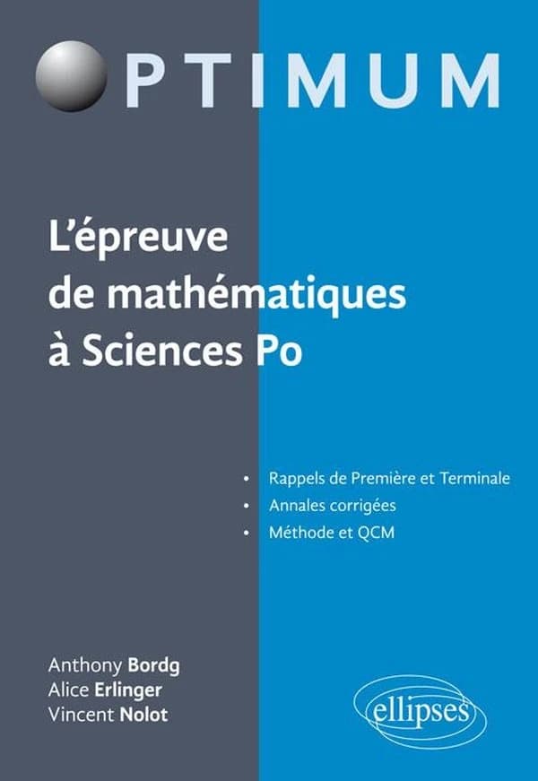 L'épreuve de mathématiques à Sciences po