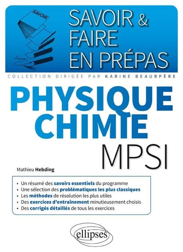 Physique chimie : MPSI