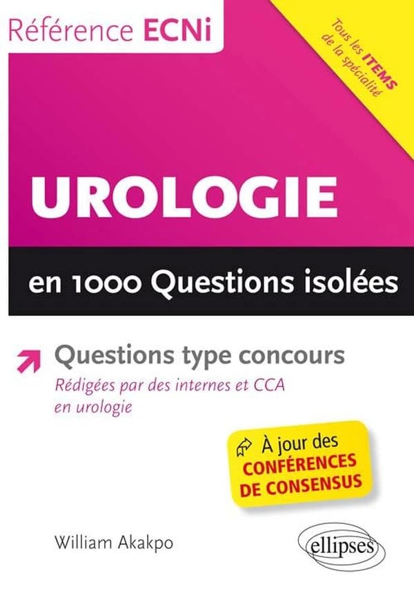 Urologie : en 1000 questions isolées