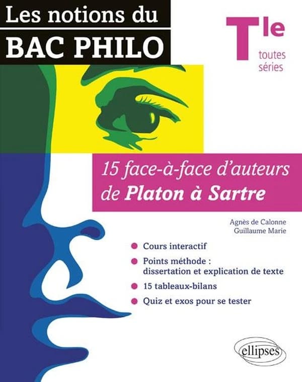 Les notions du Bac philo Tle toutes séries : 15 face-à-face d'auteurs de Platon à Sartre