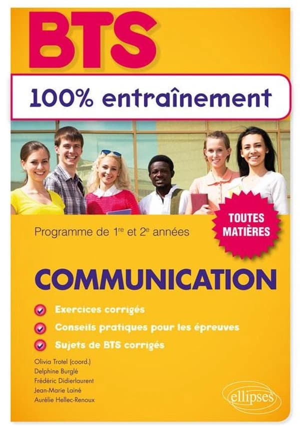 BTS Communication : Programme de 1re et 2e années toutes matières
