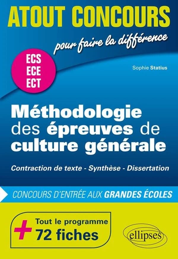 Méthodologie des épreuves de culture générale concours d'entrée des écoles de co : Contraction de texte, synthèse, dissertation