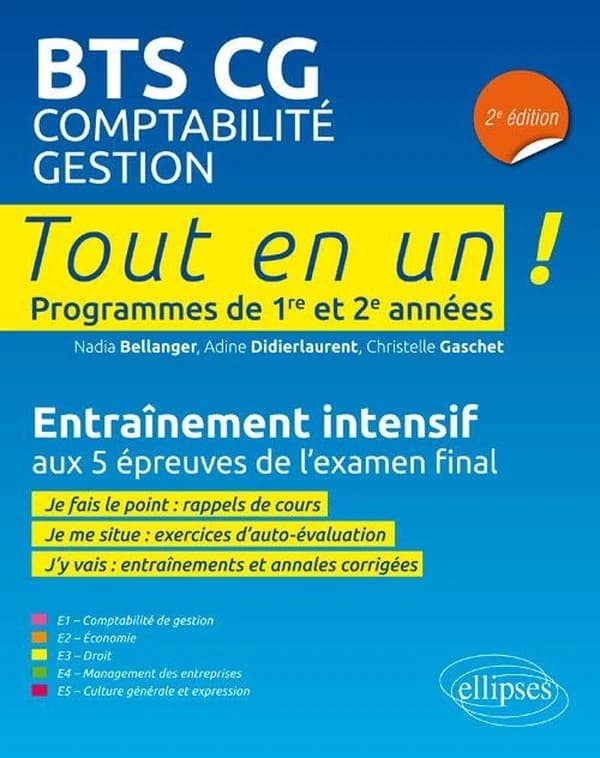 Tout-en-un BTS : BTS comptabilité gestion ; programme 1re et 2e années