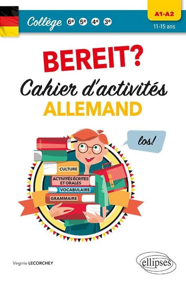 Allemand ; A1-B2 ;  cycle 4 ; bereit? cahier d'activités