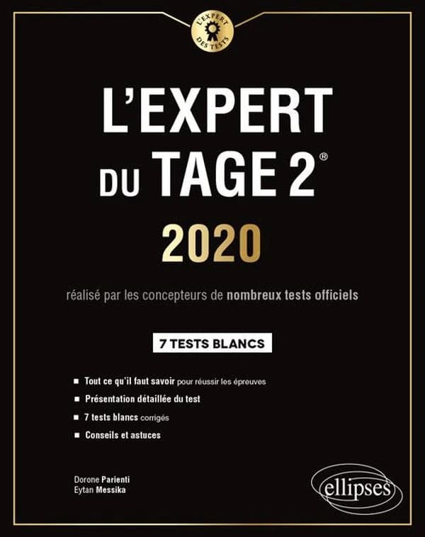 L'expert du TAGE 2 : 7 tests blancs ([Éd.] 2020) Dorone Parienti, Eytan Messika