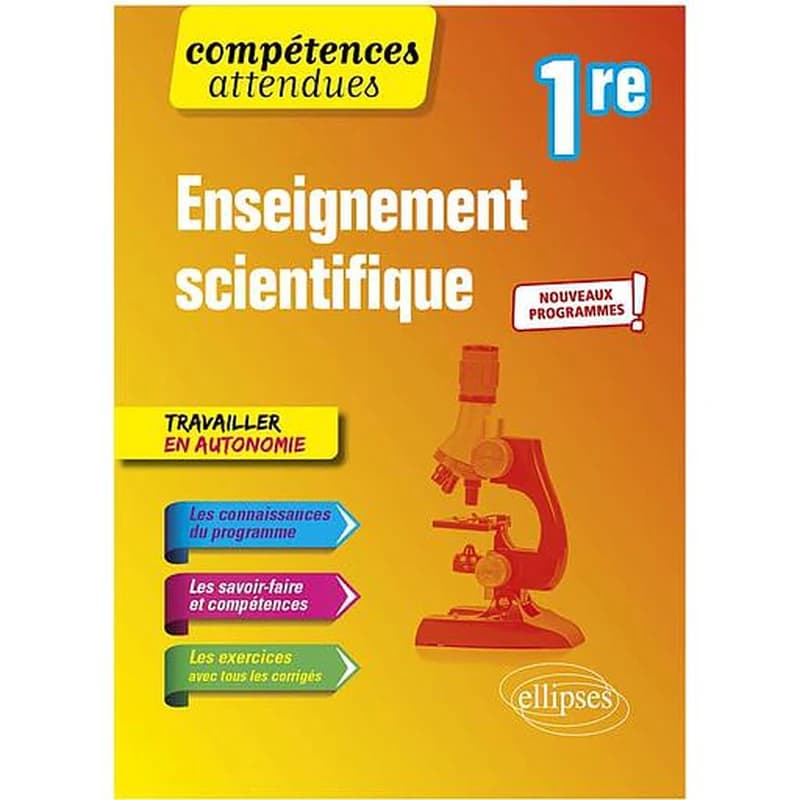 Enseignement scientifique ; 1re ; nouveaux programmes (édition 2020)