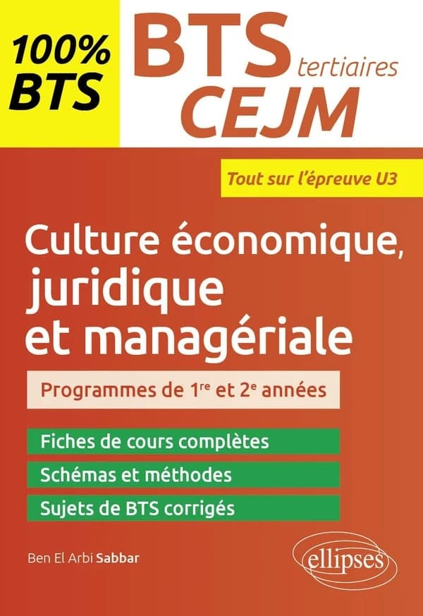 BTS tertiaires, Culture économique, juridique et managériale : Tout sur l'épreuve U3