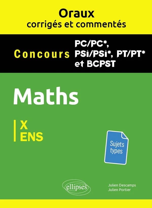Mathématiques Concours PC